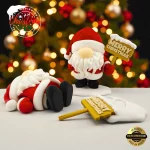 Father Christmas Gnome Figure | Christmas Decoration - Image 2