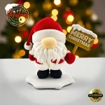 Father Christmas Gnome Figure | Christmas Decoration - Image 4
