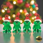 'The Grinch' Christmas Decoration 4 Pack - Image 2