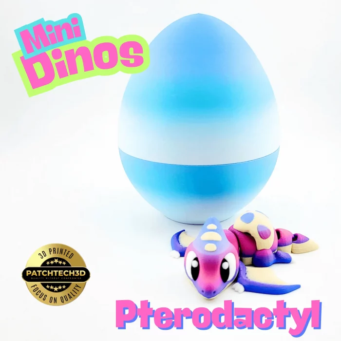 Mini Pterodactyl With Dino Egg - Image 3