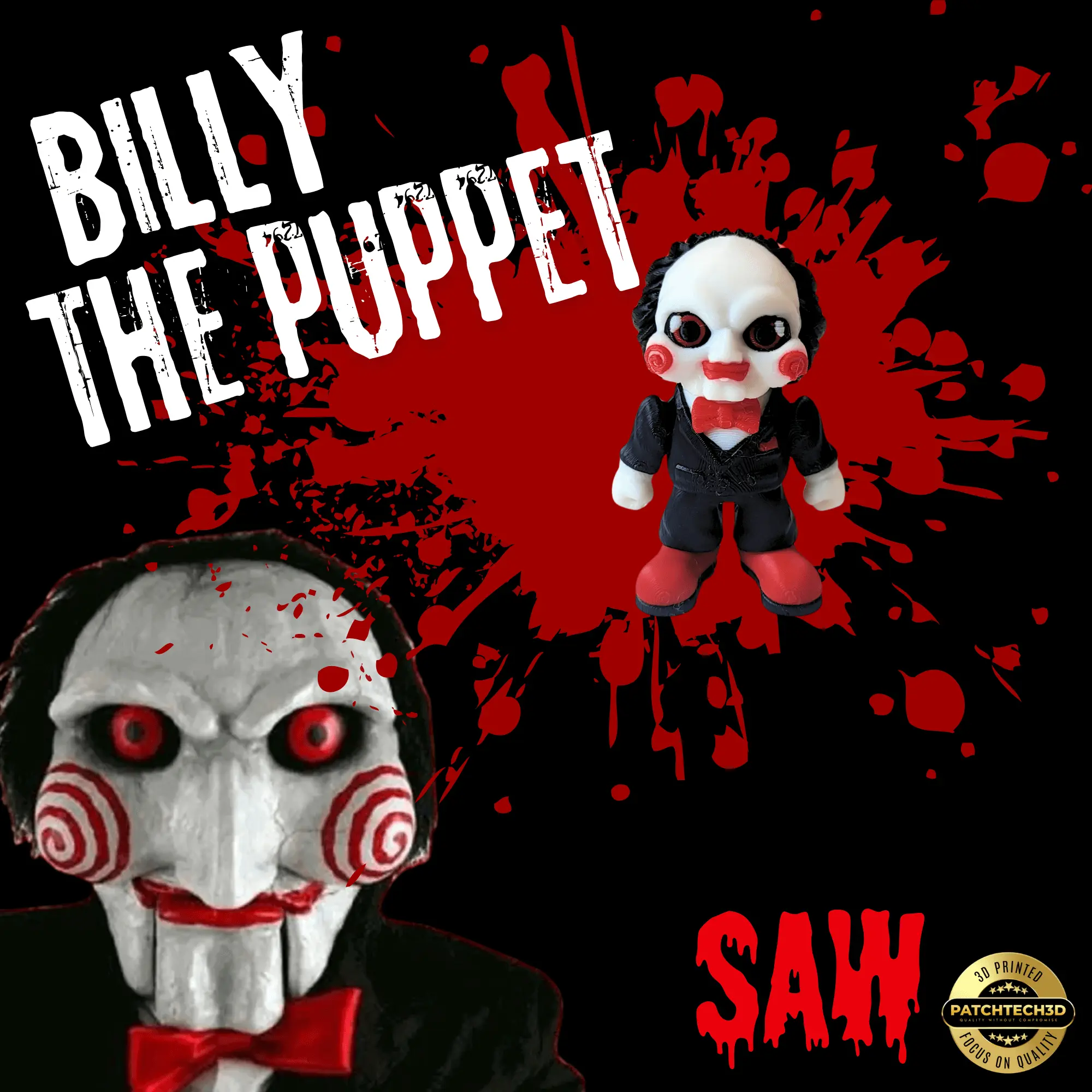 3 Billy The Puppet Mini Figure - Image 1