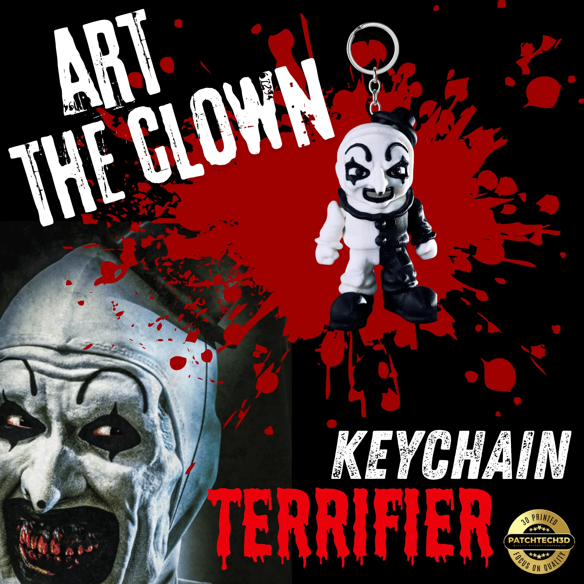 8 Art The Clown Keychain - Image 1