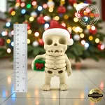 Christmas Gift Skeleton Flexi Figure | Christmas Decoration - Image 3