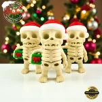 Christmas Gift Skeleton Flexi Figure | Christmas Decoration
