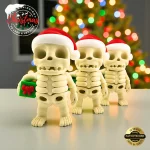 Christmas Gift Skeleton Flexi Figure | Christmas Decoration - Image 5